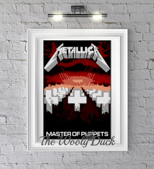 Metallica Graphghan Pattern