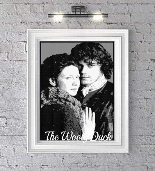 Cross Stitch Outlander ( Claire and Jamie) Pattern