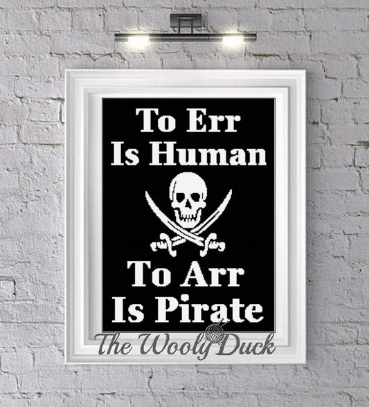 Aaarr Pirates Crochet Graphghan Pattern SC 180 x 240