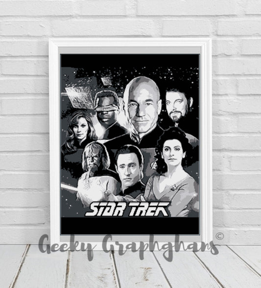 Star Trek TNG Crochet Photoghan Pattern