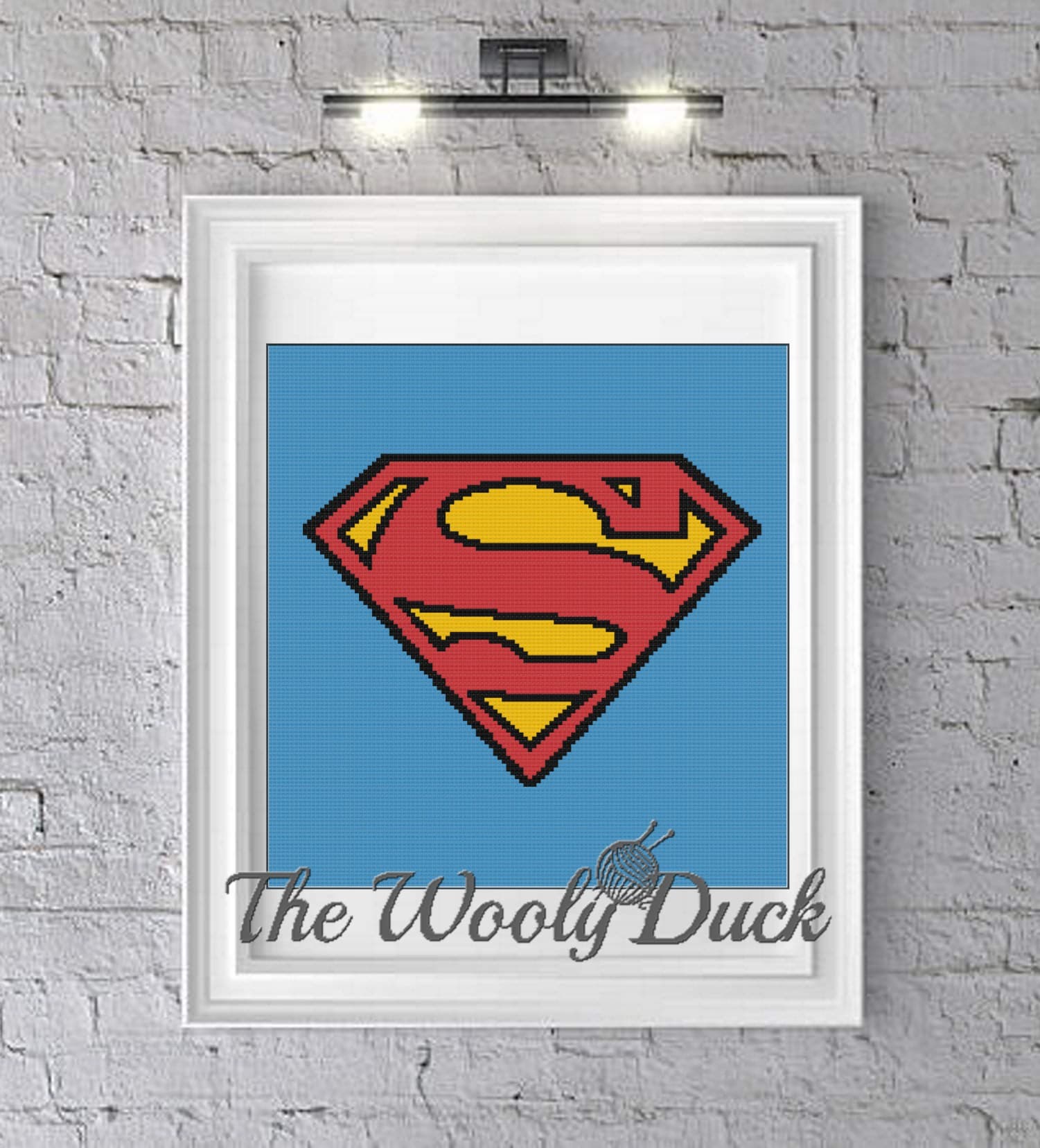 Superman Baby Blanket Crochet Pattern